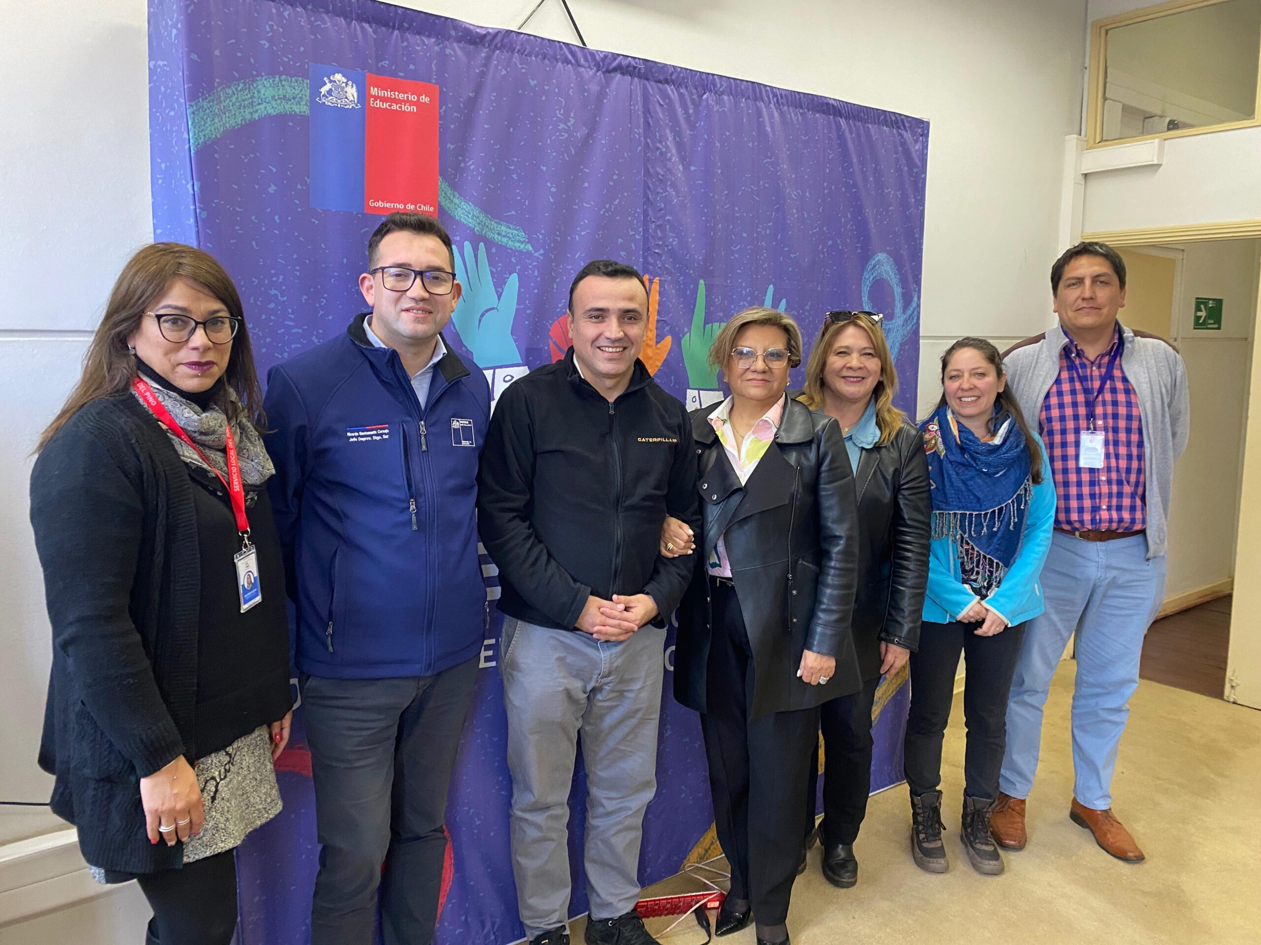 Reunión con el Departamento Provincial de Educación Santiago Sur